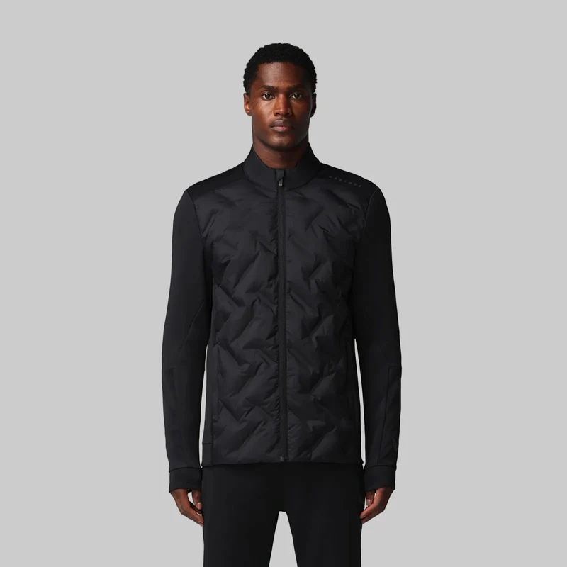 Castore Herren-Hybridjacke | Schwarz-Gunmetal