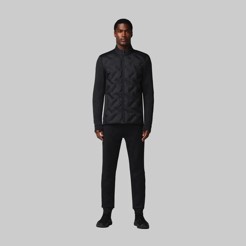 Castore Herren-Hybridjacke | Schwarz-Gunmetal