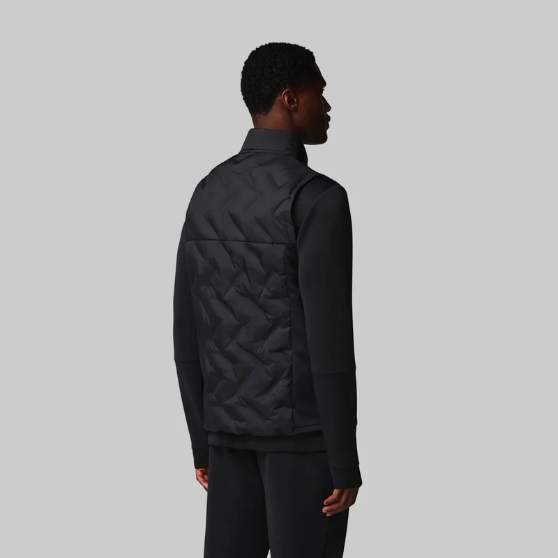 Castore Hybrid-Weste für Herren | Schwarzes Gunmetal