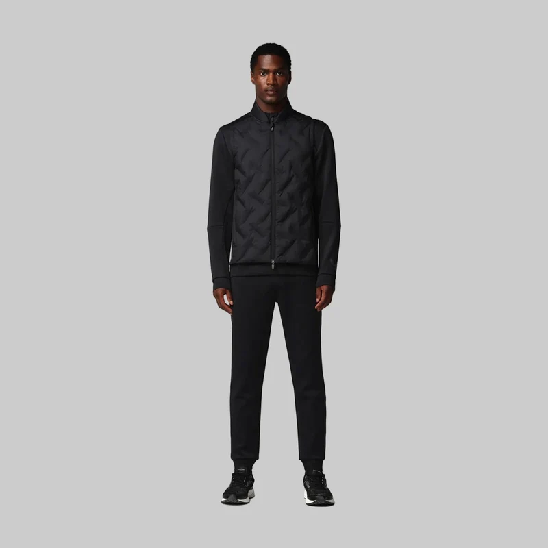 Castore Hybrid-Weste für Herren | Schwarzes Gunmetal