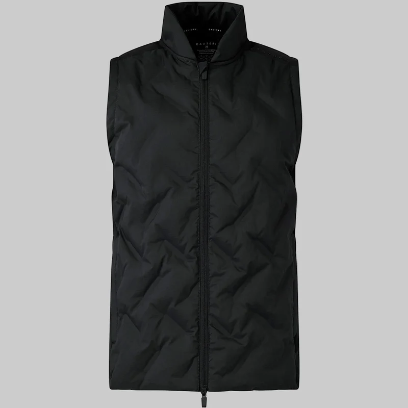 Castore Hybrid-Weste für Herren | Schwarzes Gunmetal