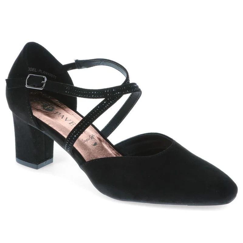 Closed-Toe Block Heels - PLAN40011 / 326 163 - Black