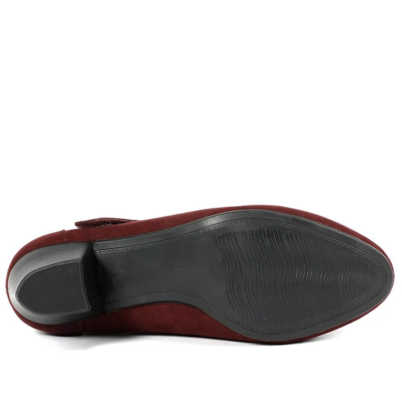 Wide fit Cone Heeled Mary Janes - PLAN40030 / 326 845 - Bordeaux