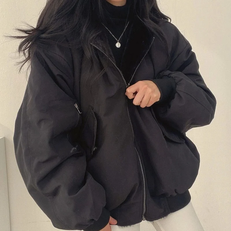 Peggy | Damen Bomberjacke mit Kapuze und Reißverschluss