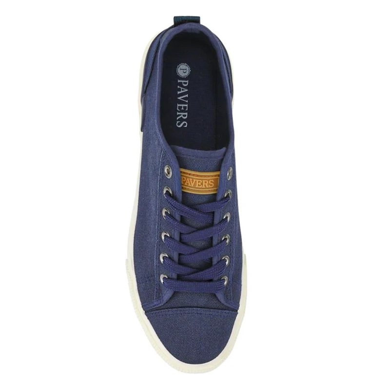 Casual Lace-Up Trainers - XIAM41011 / 326 922 - Navy