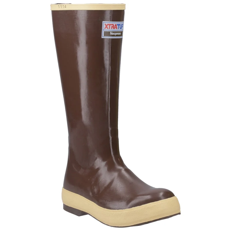 Xtratuf Legacy Herren-Gummistiefel, 15 Zoll, glatte Zehenpartie | Kupferbraun