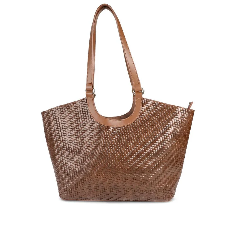 Bellissimo Woven Zip Close Shoulder Bag - BELHETIA44015 / 330 177