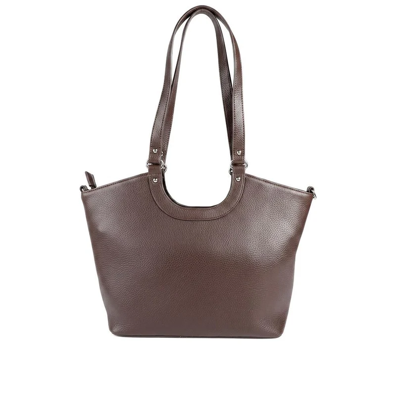 Bellissimo Two Tone Shoulder Bag - BELHETIA44013 / 330 175 - Chocolate