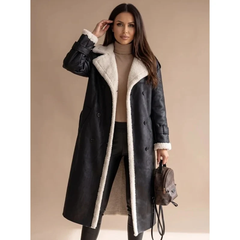 Kiana | Damen Winterjacke mit Teddy Futter