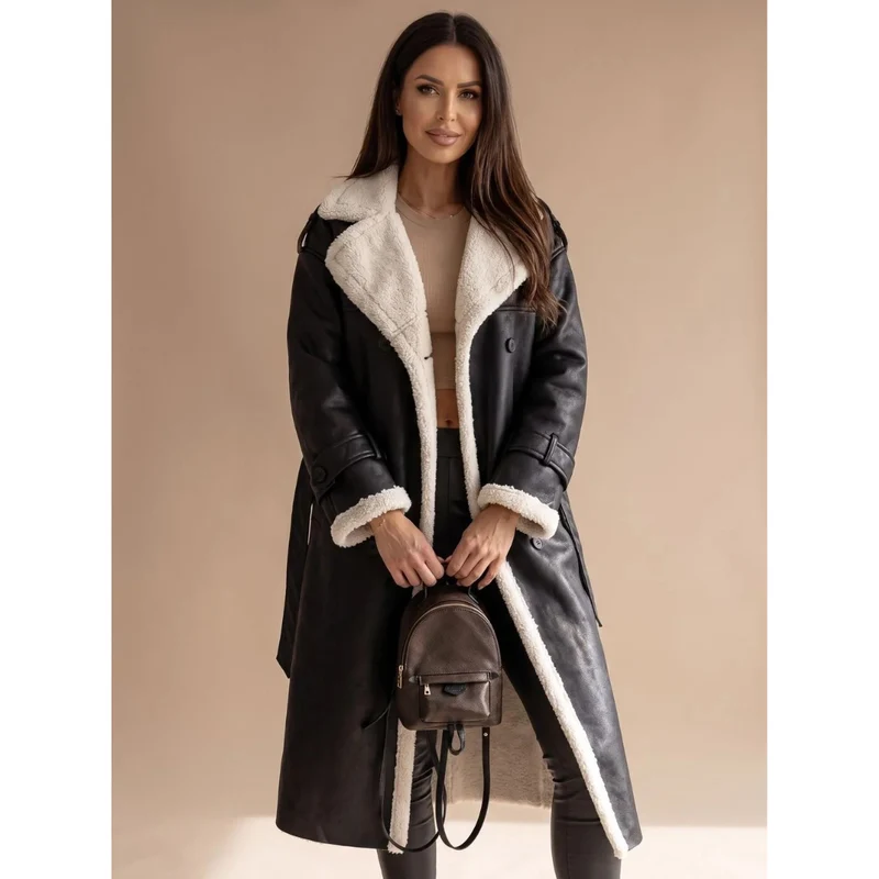 Kiana | Damen Winterjacke mit Teddy Futter