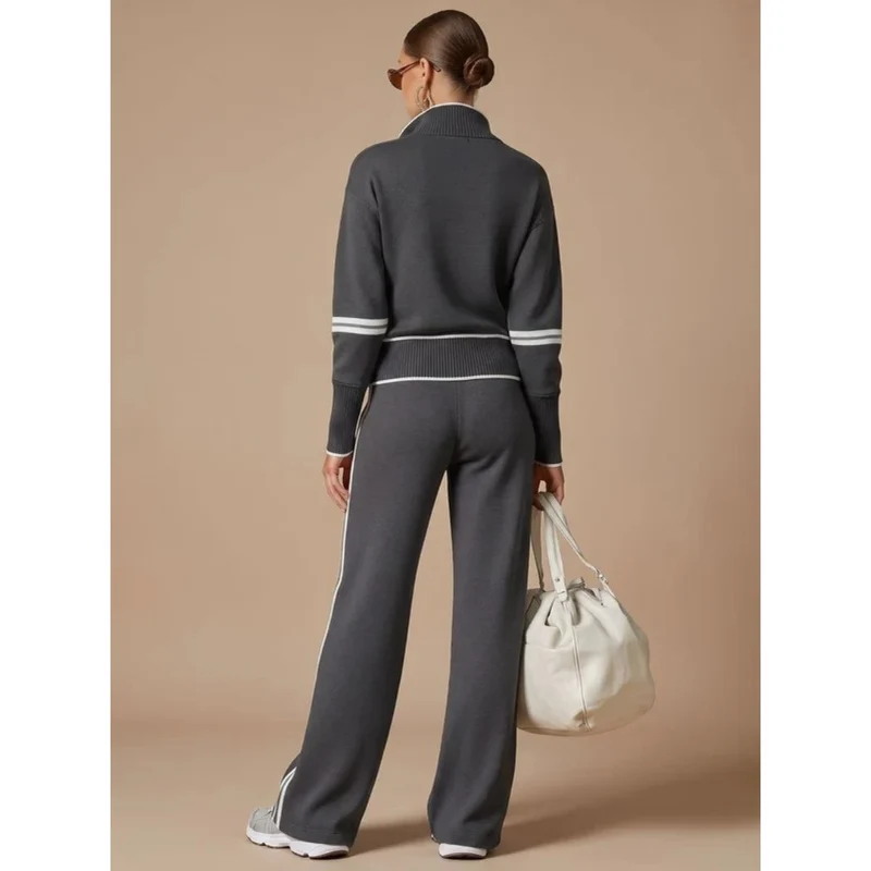 Jara | Damen Jogginganzug mit Oberteil und Hose im Weiten Schnitt