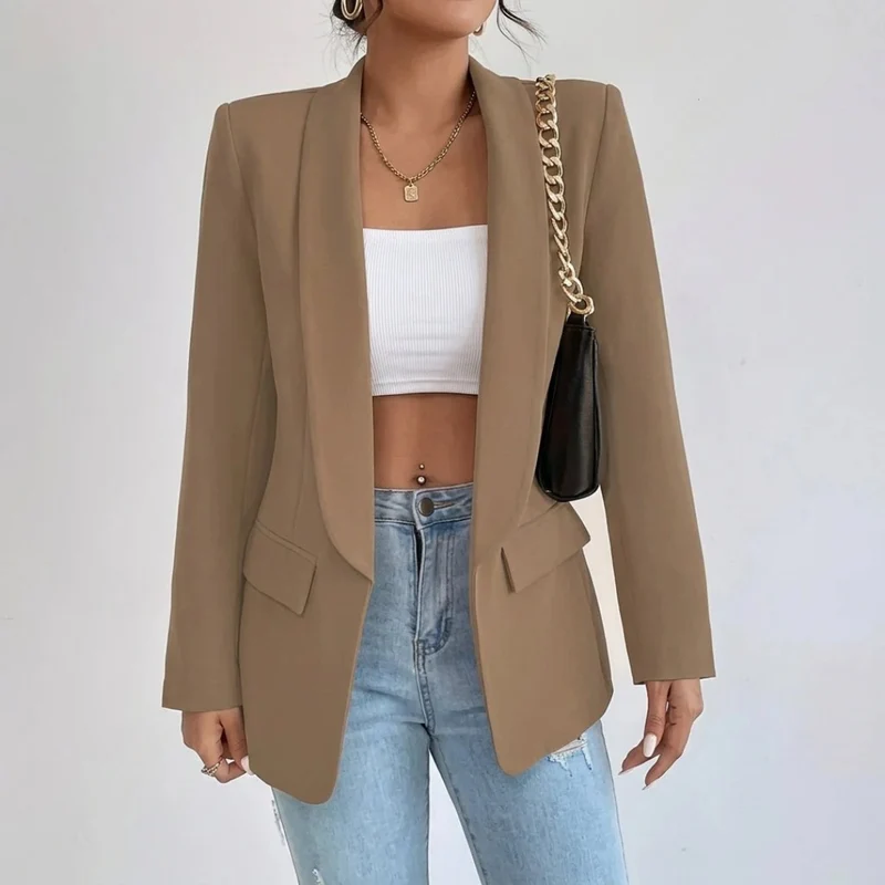 Noelle | Damen Blazer mit Offener Vorderseite und Stil