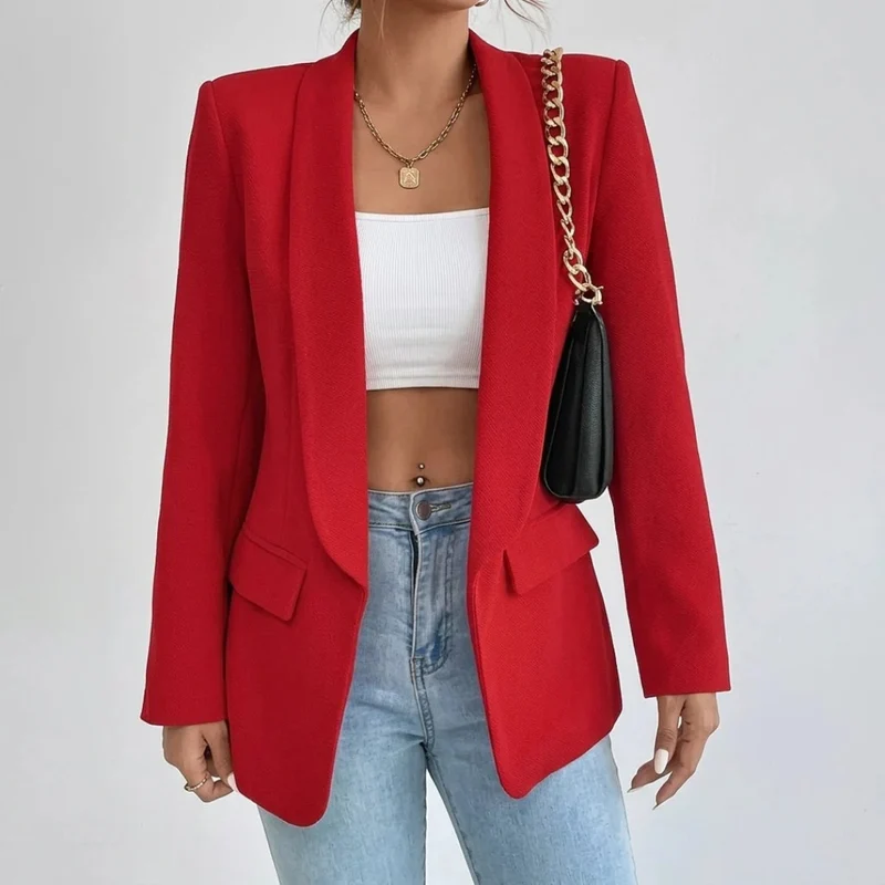 Noelle | Damen Blazer mit Offener Vorderseite und Stil