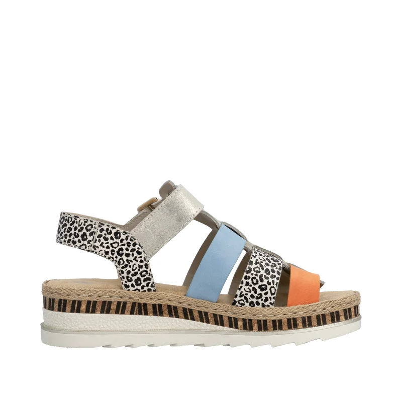 Rieker Damen-Keilsandalen | Mehrfarbig