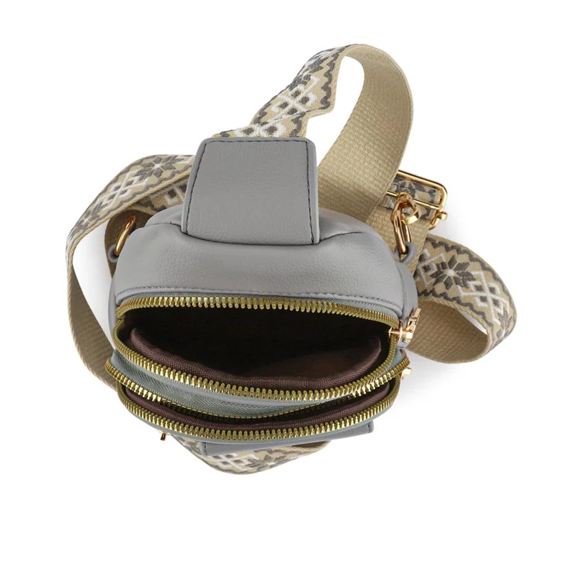 Zip-Up Mini Sling Bag - PRETT41013 / 326 884 - Light Blue