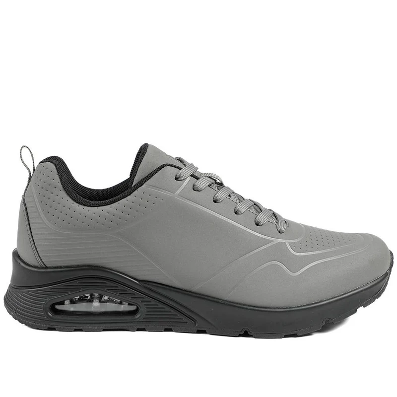 Grippy Lace-Up Trainers - BOJIE41019 / 327 054 - Grey