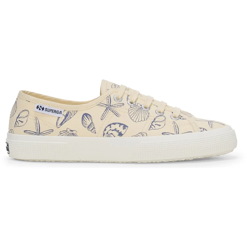 Superga Damen-Sneaker 3750 mit Muschelmuster | Beige