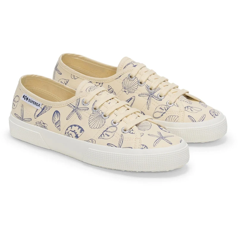 Superga Damen-Sneaker 3750 mit Muschelmuster | Beige