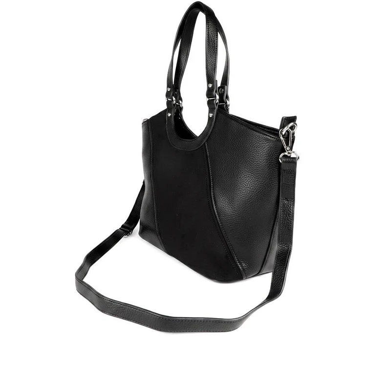 Bellissimo Two Tone Shoulder Bag - BELHETIA44013 / 330 175 - Black