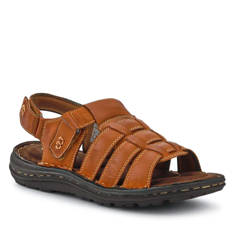 Leather Touch-Fasten Sandals - AATRA41003 / 326 947