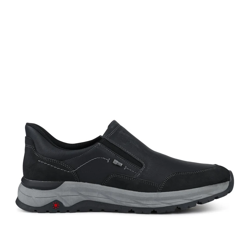 Relife Wide Fit Elasticated Slip-On Shoes - RELIF42001 / 327 807 - Black