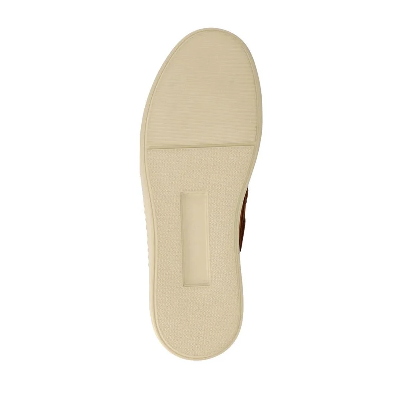 Leather Slip-On Shoes - OZIL41001 / 327 134 - Tan