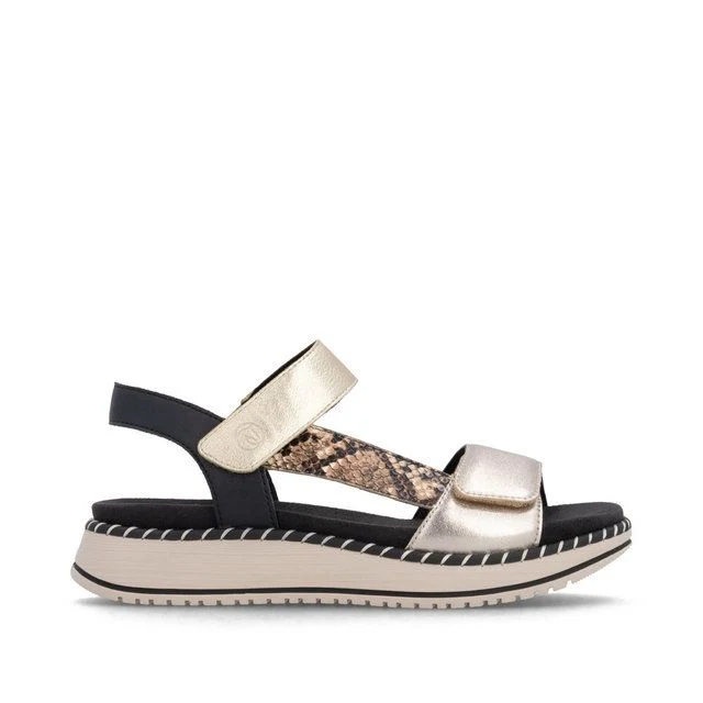 Remonte Damen-Sandalen | Metallic