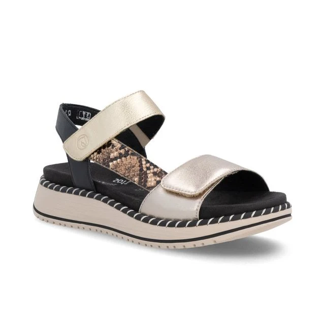 Remonte Damen-Sandalen | Metallic