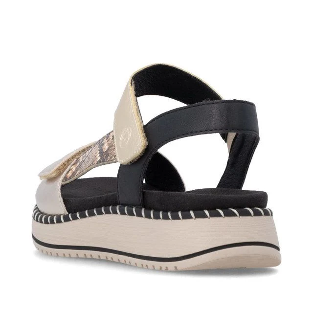 Remonte Damen-Sandalen | Metallic