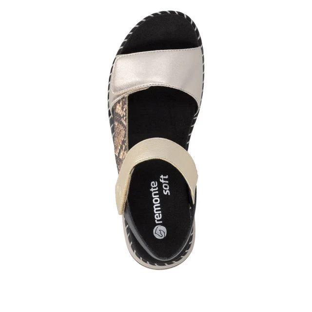 Remonte Damen-Sandalen | Metallic