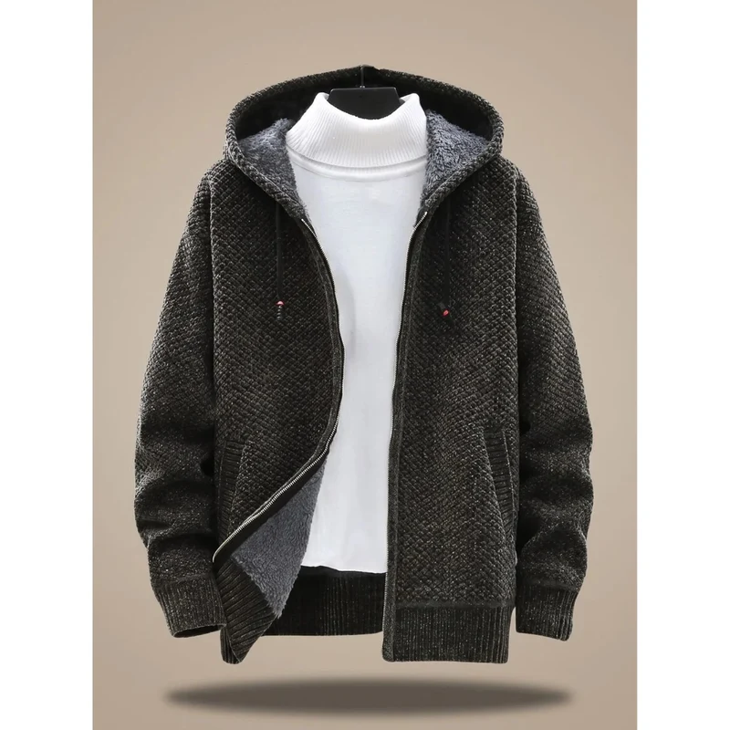 Fabio | Damen Strickjacke mit Kragen und Langarm
