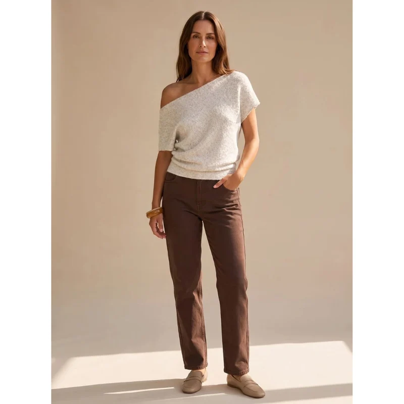 Selene | Damen Pullover mit Besonderem Schnitt und Komfort