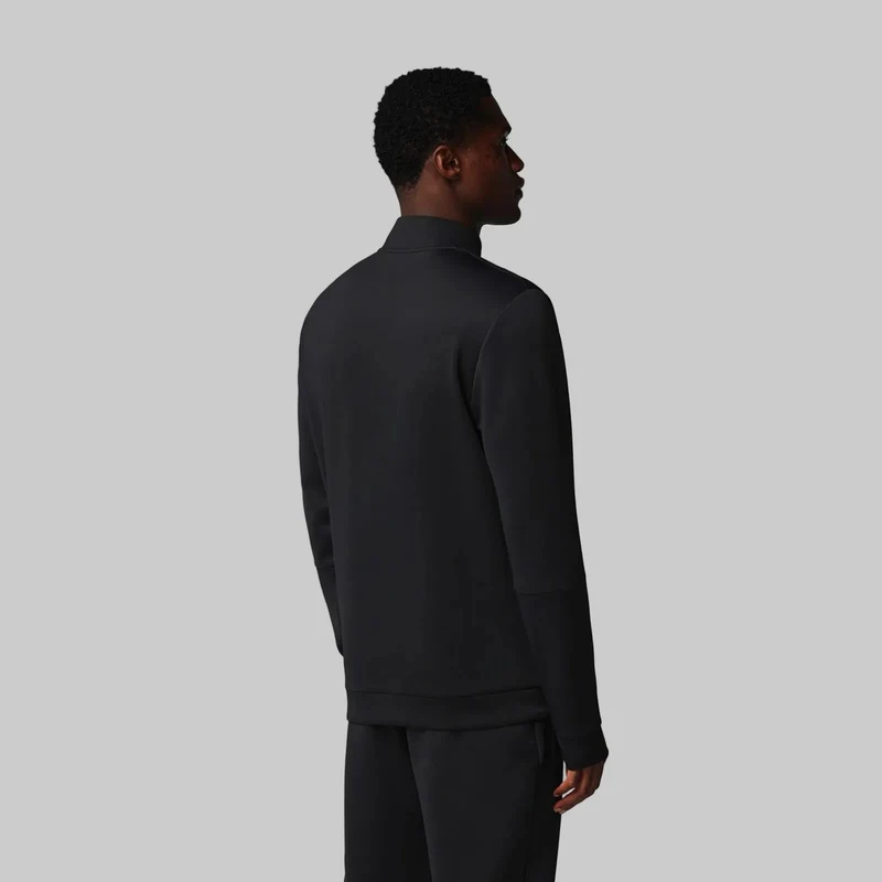 Castore Herren-Sweatshirt mit 1/4-Reißverschluss | Schwarz/Gunmetal