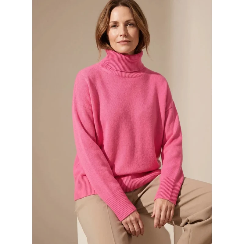 Constanze | Damen Rollkragenpullover mit Langarm Bündchen