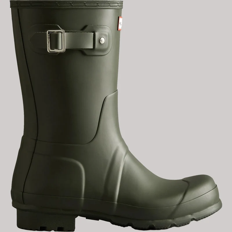 Hunter Originale Herren-Kurzgummistiefel | Dunkeloliv