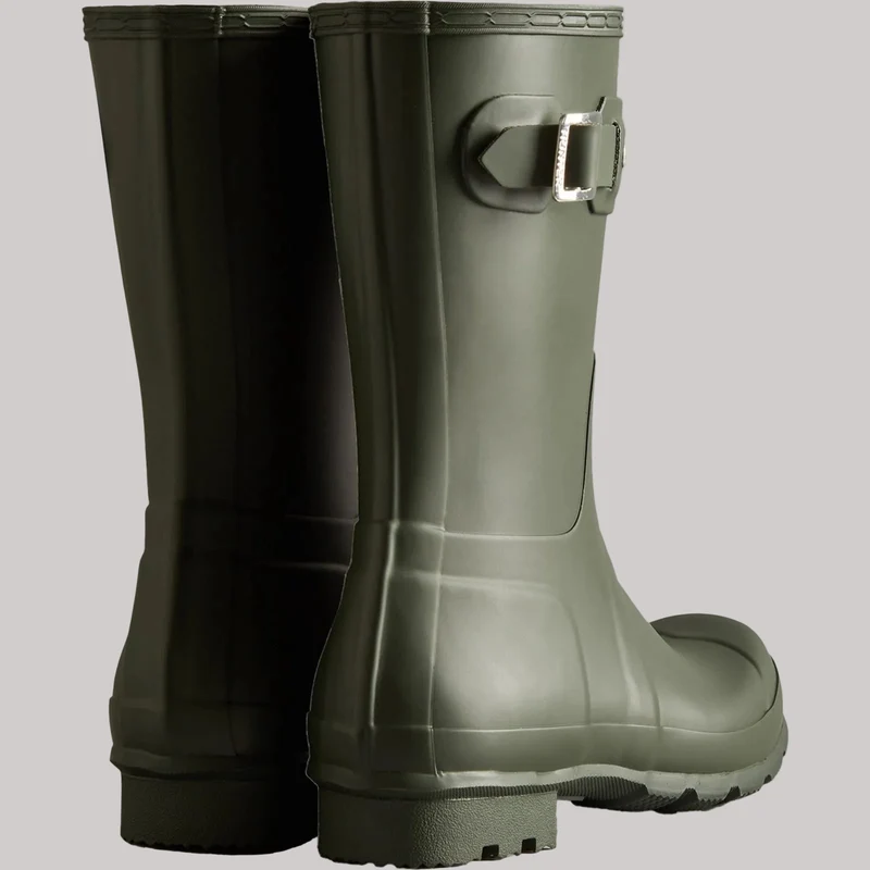 Hunter Originale Herren-Kurzgummistiefel | Dunkeloliv