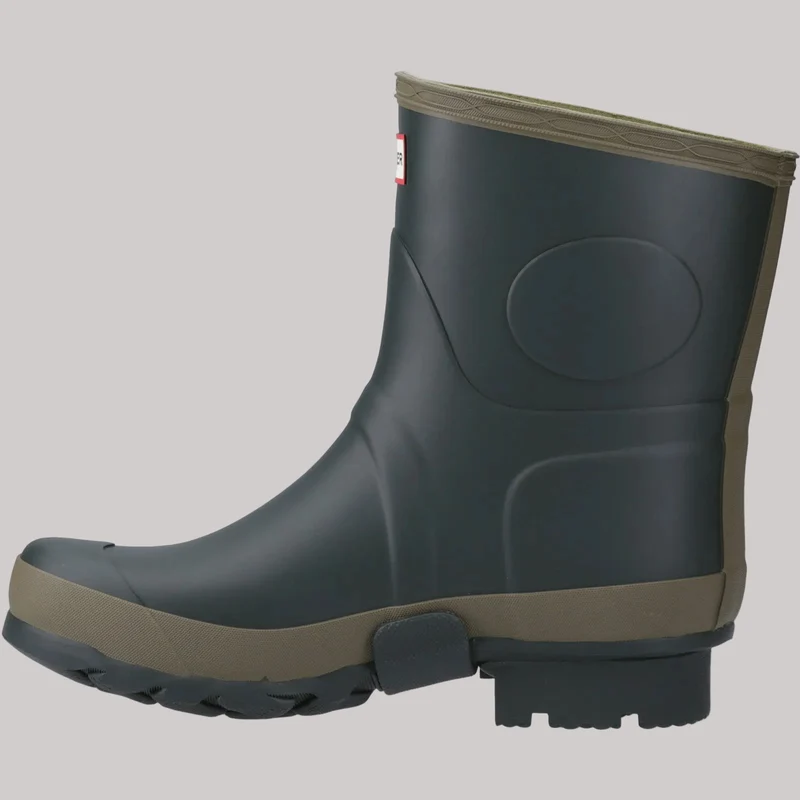 Hunter Herren-Gardener-Kurzgummistiefel | Dunkelolivgrün