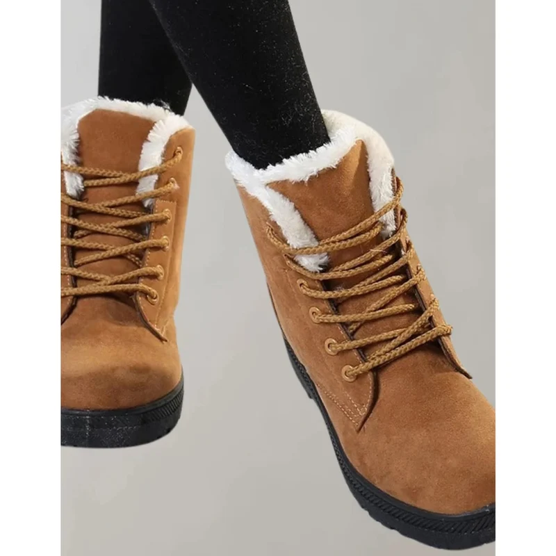 Heidrun | Damen Schwarze Orthopädische Stiefeletten mit Weichem Futter