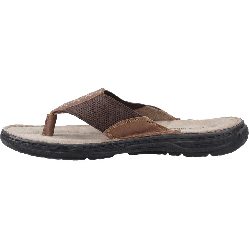 Hush Puppies Herren Alan Toepost Sandale | Bräunen