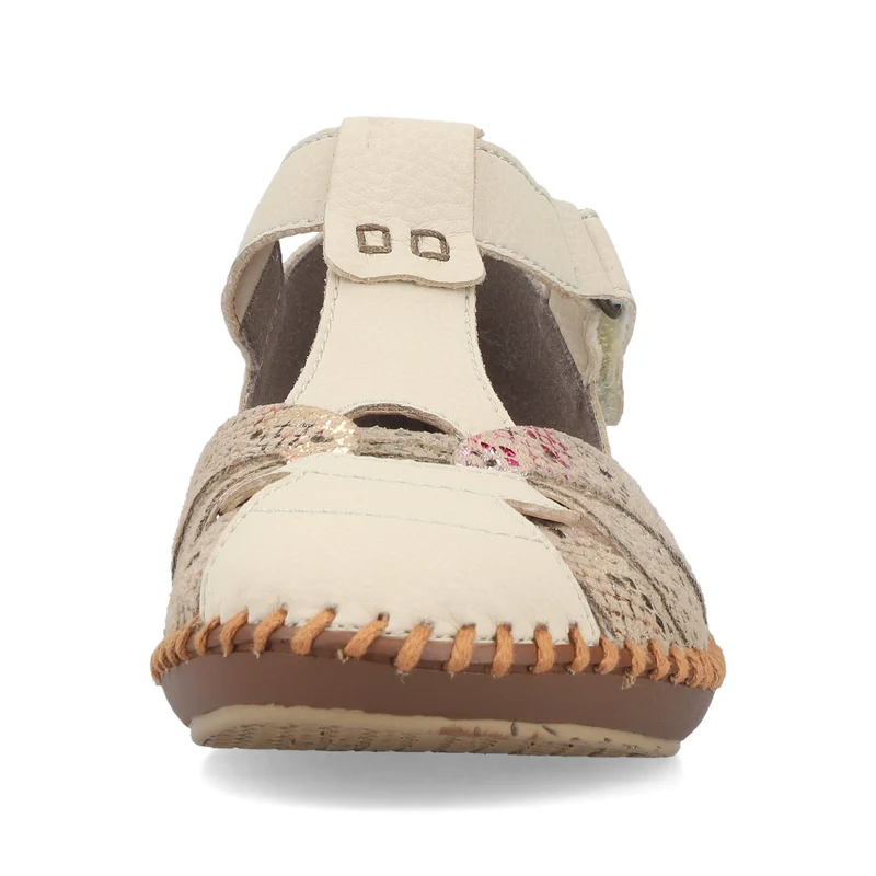 Rieker Damen-Mary-Jane-Schuh | Beige