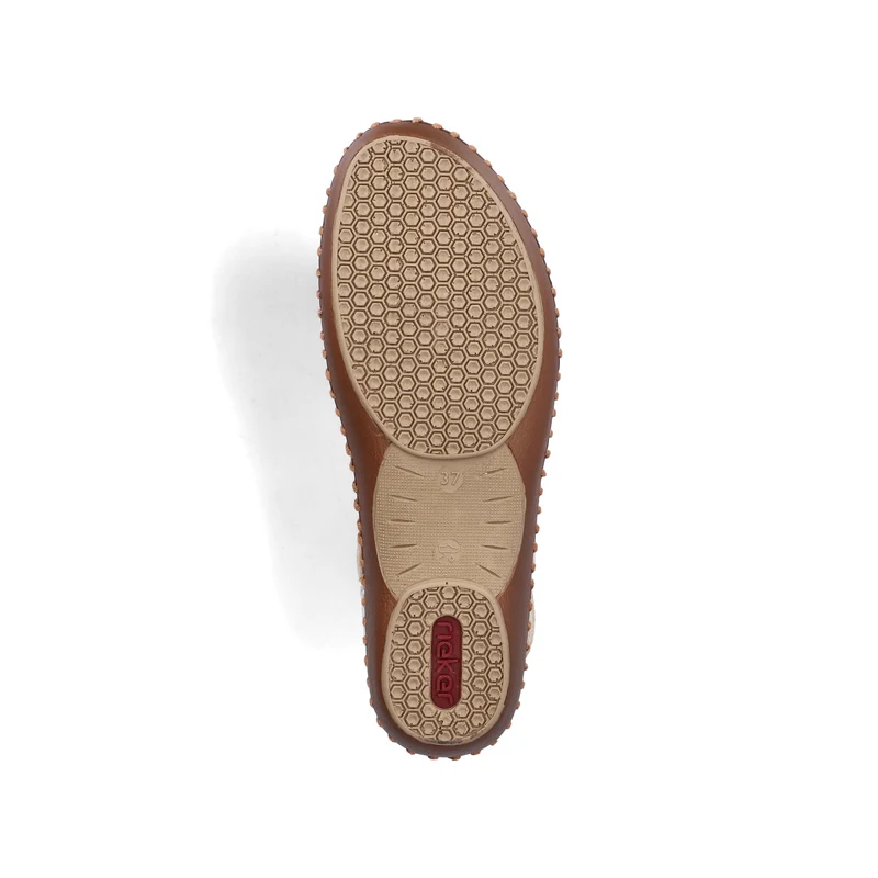 Rieker Damen-Mary-Jane-Schuh | Beige