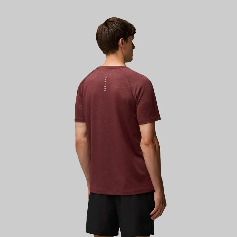 Castore Adapt Trainings-T-Shirt für Herren | Pflaumenminz