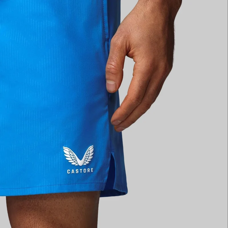 Castore Herren-Badeshorts (6 cm) | Ibiza Blau Weiß