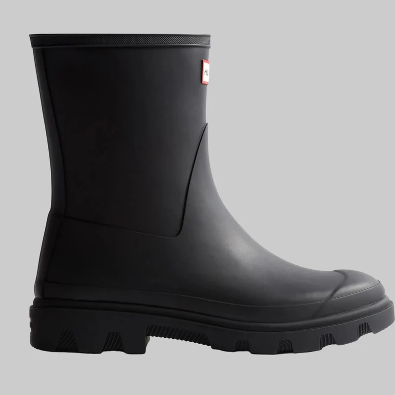 Hunter Damen-Kurzstiefel Downpour | Schwarz