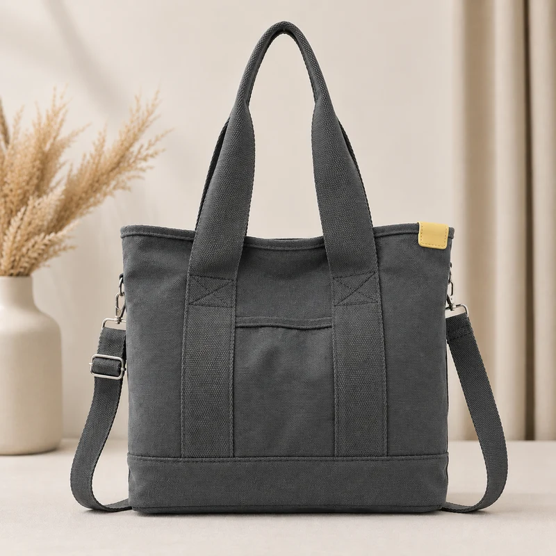 Sna | Damen Praktische Canvas Schultertasche