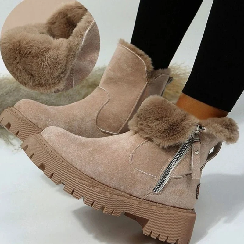 Hedi | Damen Orthopädische Stiefeletten mit Reißverschluss und angenehmer Ausstattung