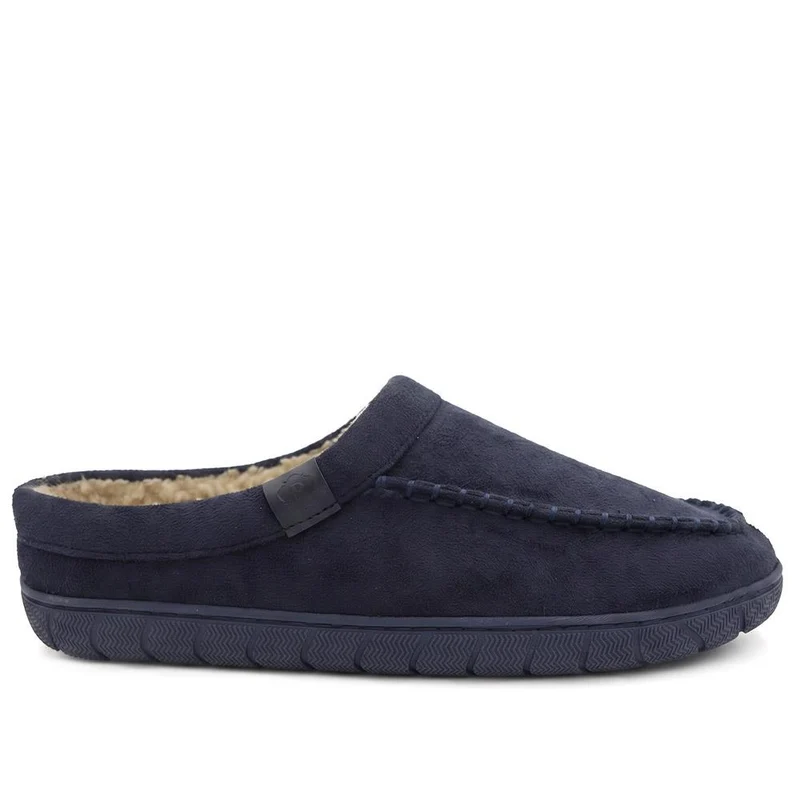 Cushioned Mule Slippers - GALOP40029 / 326 309 - Navy