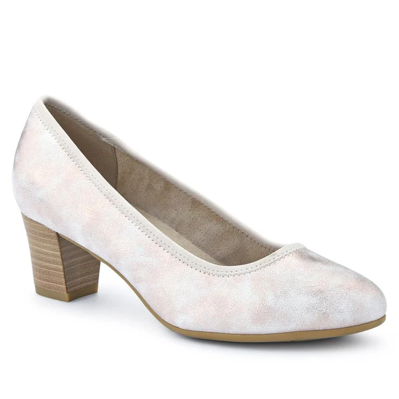 Lightweight Vegan Court Shoes - JANSP41003 / 326 784 - Rose Gold