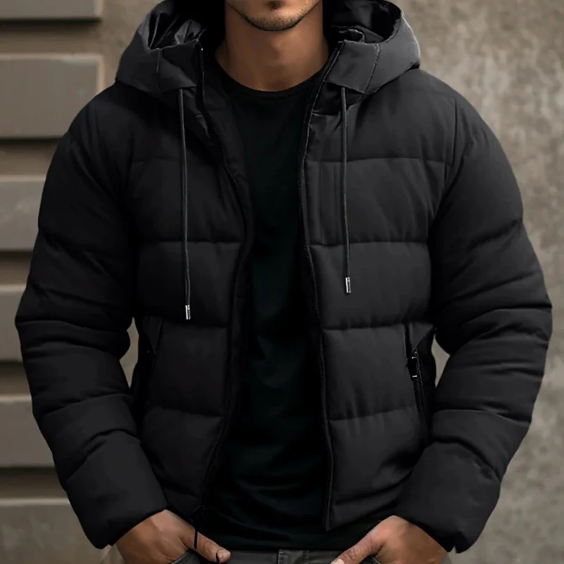 Lennard | Herren Winterjacke mit Kapuze im und Dicker Fütterung