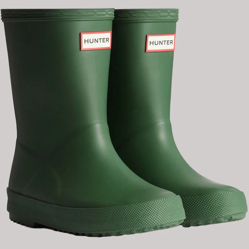 Hunter Kids First Gummistiefel | Grün